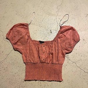 Pink shirt with puffy arms, bought from urban planet, size medium. Pick up only